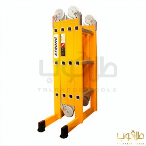 خرید نردبان تاشو 4 متری 4 تکه 12 پله استرانگ