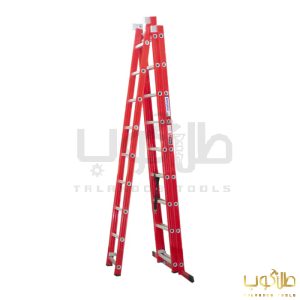 خرید نردبان مخابراتی 7.5 متری سه تکه 28 پله آلومینیوم پرشین