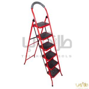 خرید نردبان پله پهن خانگی 6 پله